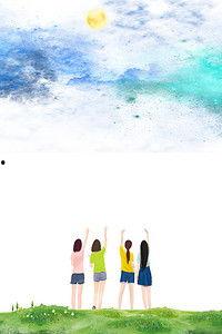 图片离别背景,离别时刻的深情凝望